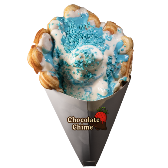 Bubble Waffle - Berry Blue